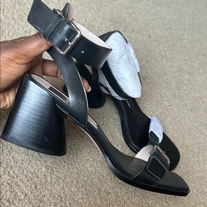 Dolce Vita Black Heeled Sandals